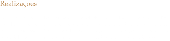 Realizações Olando Azevedo faz fotografias digitais e analóligcas, com o melhor resultado técnico e estético, de acordo com a necessidade apresentada, numa interpretação autoral com criação e emoção. Também é especializado em ensaios e relatórios anuais de empresas e instituições.